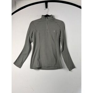 The North Face Women's Fleece‎ 1/4 Zip Pullover Gray Size Medium